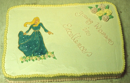 young women's cake