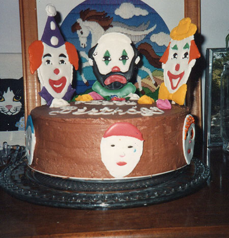 clowns cake